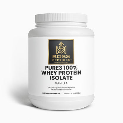 Pure3 100% Whey Protein Isolate (Vanilla)
